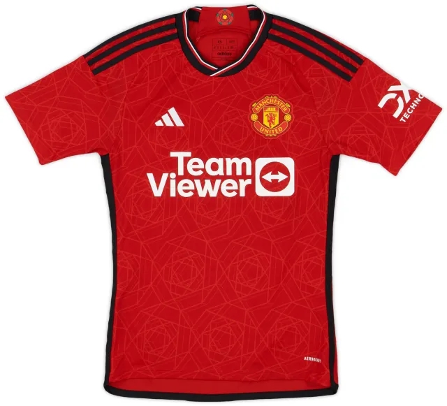 adidas 2023-24 Manchester United Home Shirt - 8/10 - (XS)