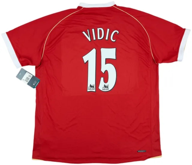 Nike 2006-07 Manchester United Signed Home Shirt Solskjaer #20 - 8/10 - (L)