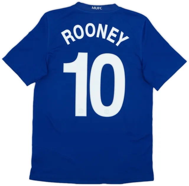 Nike 2008-09 Manchester United Third Shirt Rooney #10 - 5/10 - (S)
