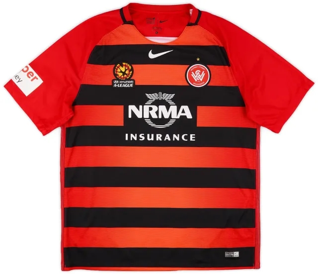 Nike 2016-17 Western Sydney Wanderers Home Shirt - 9/10 - (XL)