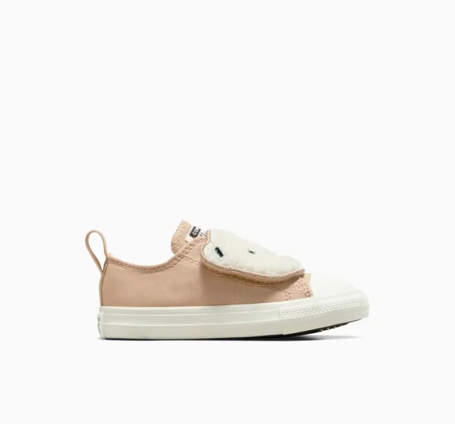 Converse Chuck Taylor All Star One Strap Sherpa Bear Easy-On - Beige