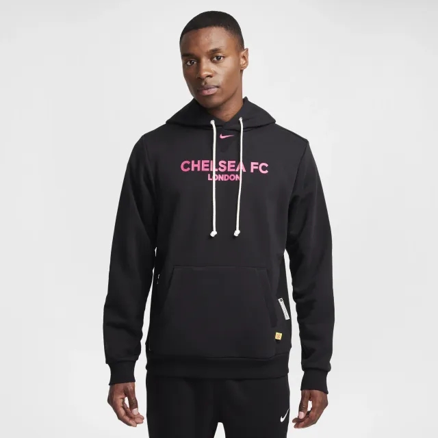 Nike Chelsea Dri-Fit Standard Issue PO Hoodie - Black/Pink
