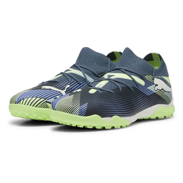Puma Future 7 Match Tt Lights Out - Gray Skies/Puma White/Fizzy Apple - ['Blue']