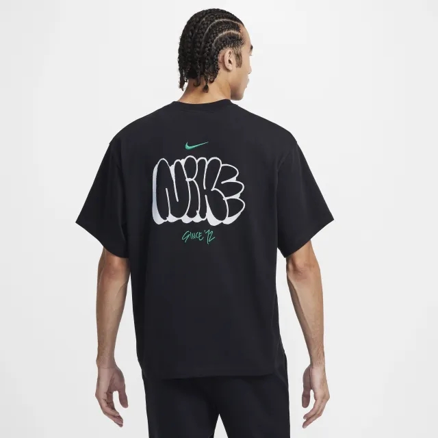 Nike Solo Swoosh Graffiti T-Shirt, Black