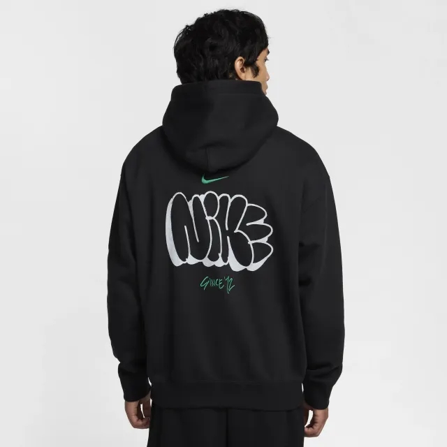 Nike Solo Swoosh Graffiti Hoodie, Black