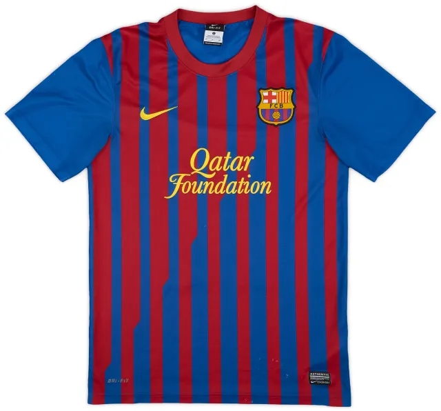 Nike 2011-12 Barcelona Basic Home Shirt - 6/10 - (S)