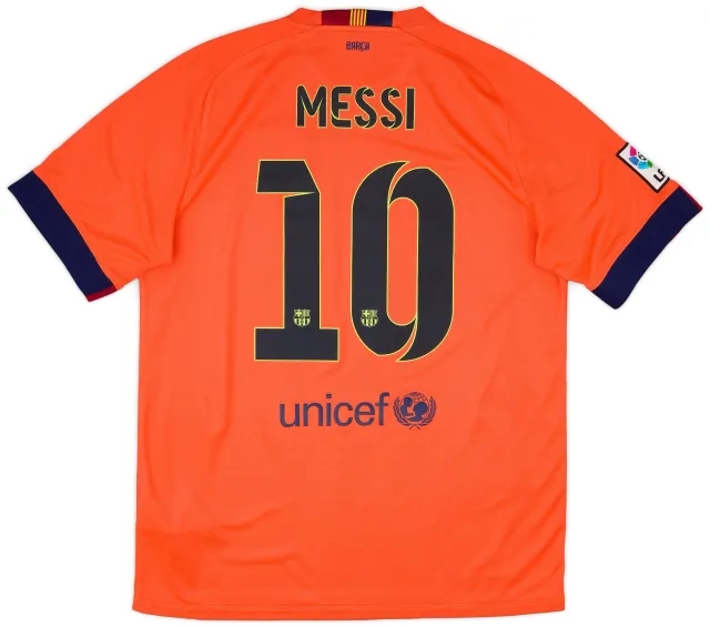 Nike 2014-15 Barcelona Away Shirt Messi #10 - 8/10 - (L)