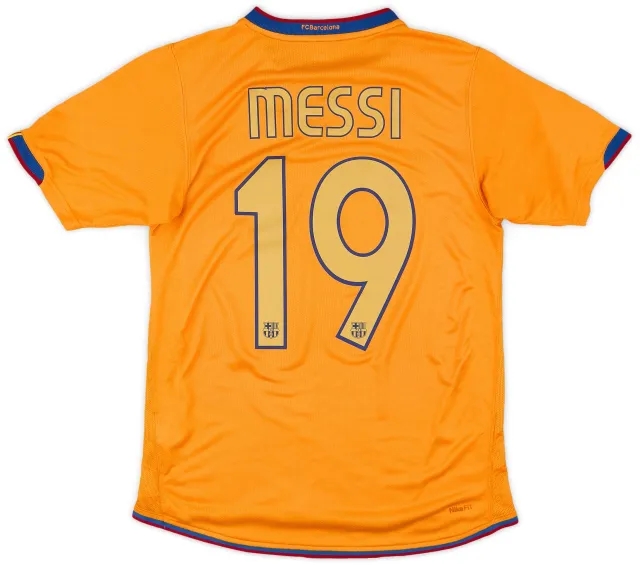 Nike 2006-08 Barcelona Away Shirt Messi #19 - 6/10 - (S)