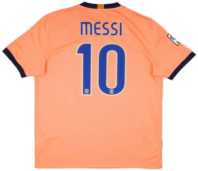 Nike 2009-10 Barcelona Away Shirt Messi #10 - 7/10 - (XL)