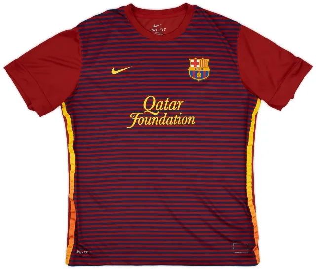 2012-13 Barcelona Nike Training Shirt - 8/10 - (XL)