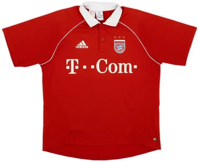 adidas 2005-06 Bayern Munich Home Shirt - 8/10 - (XL.Boys)