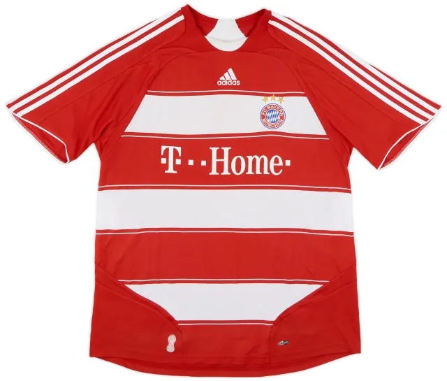 adidas 2007-08 Bayern Munich Home Shirt - 5/10 - (XL)
