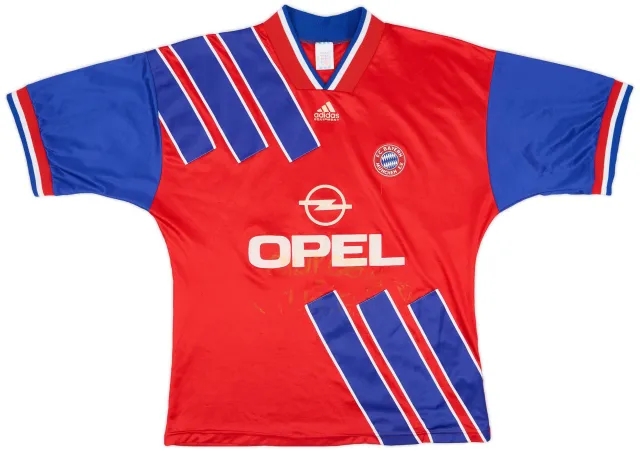 adidas Bayern Munich Mens SS Home Shirt 1993/95