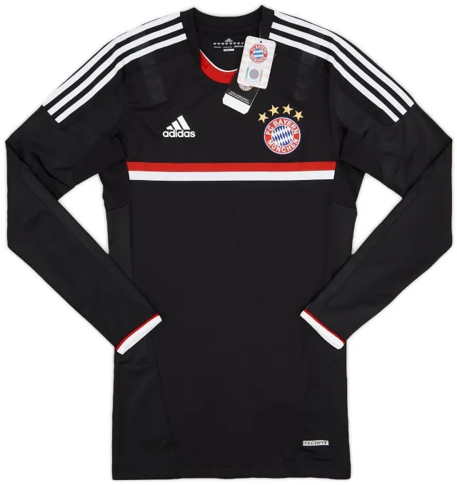 adidas 2011-12 Bayern Munich Player Issue TechFit Third L/S Shirt (M)