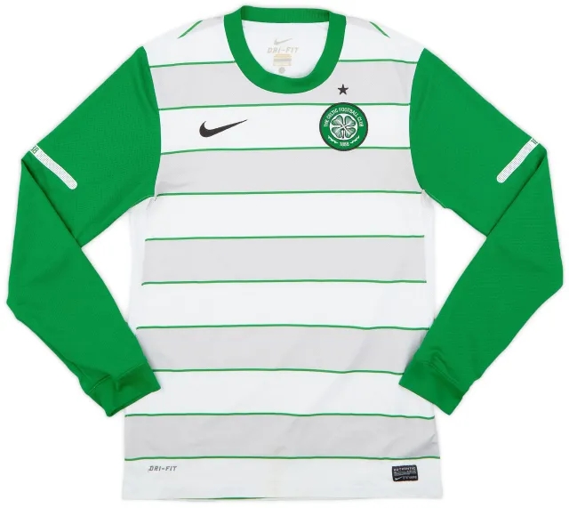 Nike 2011-12 Celtic Away L/S Shirt - 6/10 - (S)
