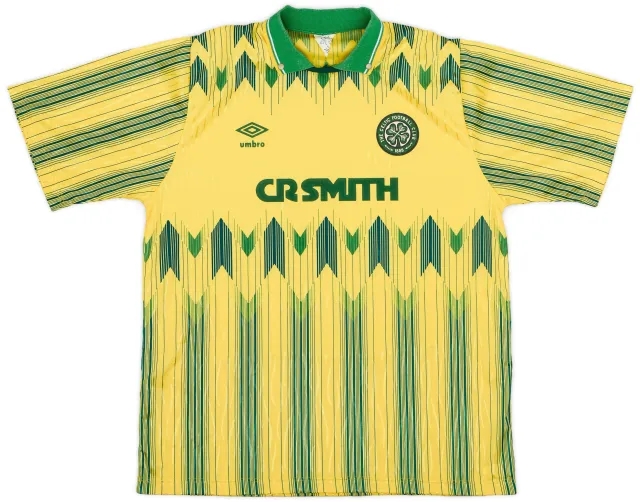 Umbro 1989-91 Celtic Away Shirt - 6/10 - (L)
