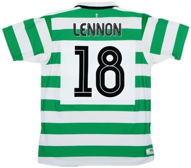 Umbro 2004-05 Celtic Home Shirt Lennon #18 - 8/10 - (L)