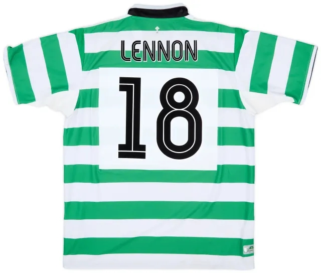 Umbro 2004-05 Celtic Home Shirt Lennon #18 - 6/10 - (XL)