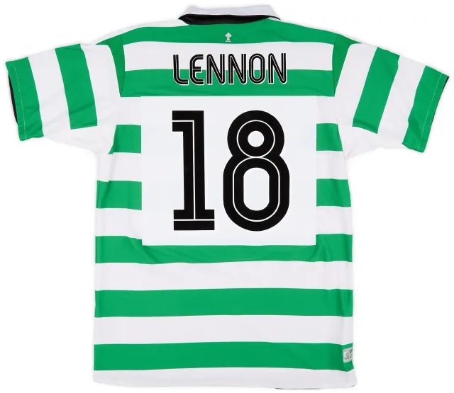 Umbro 2004-05 Celtic Home Shirt Lennon #18 - 7/10 - (L)