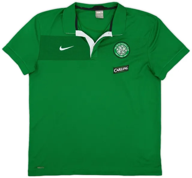 2009-10 Celtic Nike Polo Shirt - 8/10 - (XL)