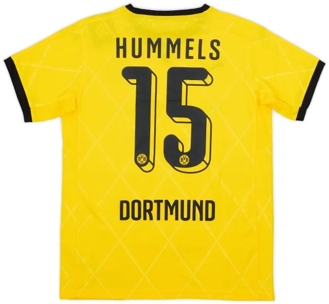 Puma 2015-16 Dortmund European Home Shirt Hummels #15 (XL.Boys)