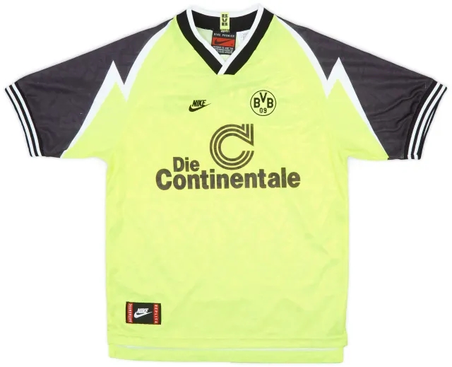 Nike 1995-96 Borussia Dortmund Home Shirt - 8/10 - (XL.Boys)