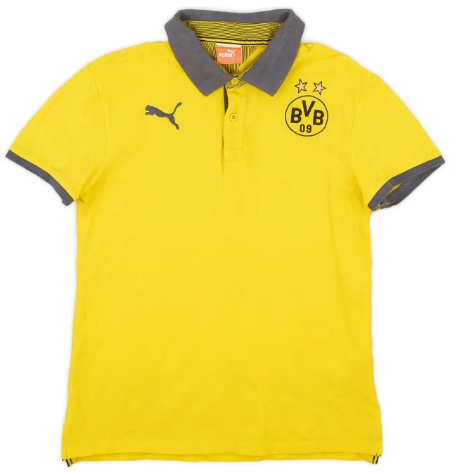 2013-14 Borussia Dortmund Puma Polo Shirt - 9/10 - (S)