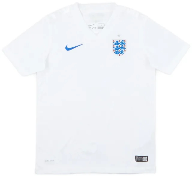 Nike 2014-15 England Home Shirt - 9/10 - (M.Boys)