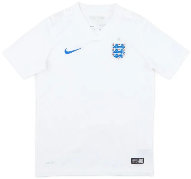 Nike 2014-15 England Home Shirt - 9/10 - (M.Boys)