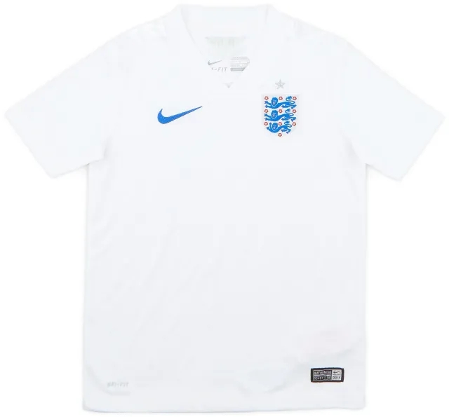 Nike 2014-15 England Home Shirt - 8/10 - (S.Boys)