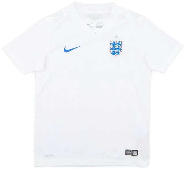 Nike 2014-15 England Home Shirt - 9/10 - (M.Boys)