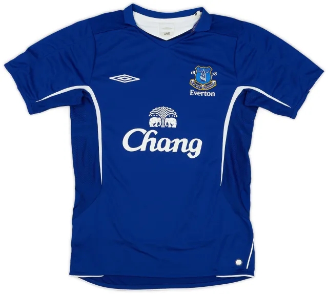 Umbro 2005-06 Everton Home Shirt - 10/10 - (S)