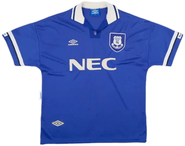 Umbro 1993-95 Everton Home Shirt - 7/10 - (XL)