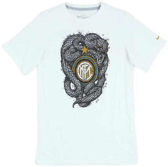 2011-12 Inter Milan Nike Graphic Tee - 7/10 - (L.Boys)