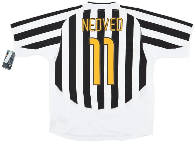 Nike 2003-04 Juventus Home Shirt Nedved #11 (XL)