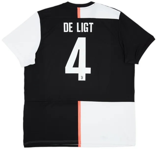 adidas 2019-20 Juventus Home Shirt De Ligt #4 (XXL)