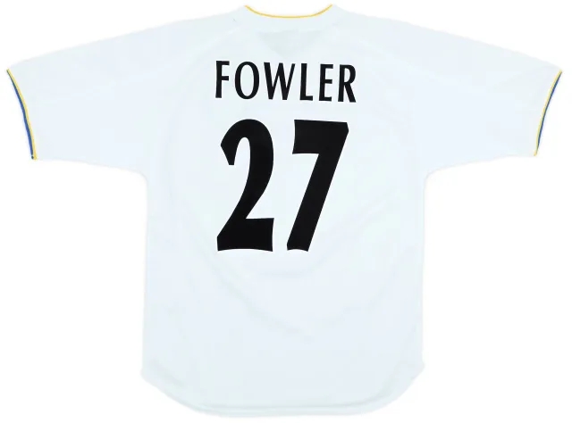 Nike 2000-02 Leeds United Home Shirt Fowler #27 (S)