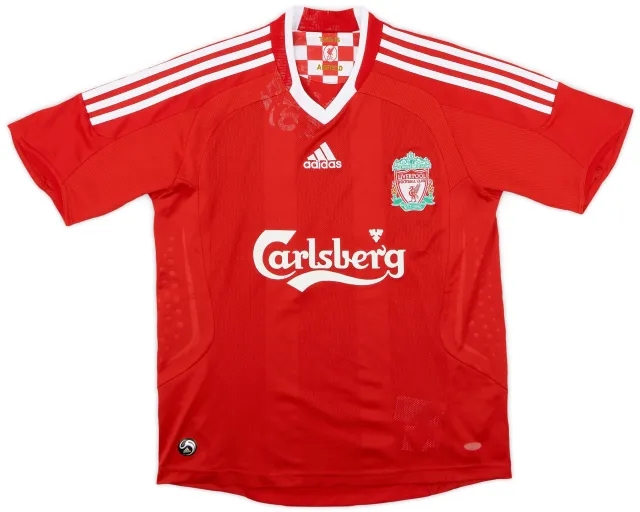 adidas 2008-10 Liverpool Home Shirt - 5/10 - (XL.Boys)