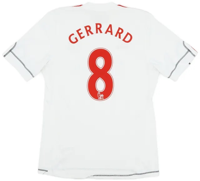 adidas 2009-10 Liverpool Third Shirt Gerrard #8 - 7/10 - (L)