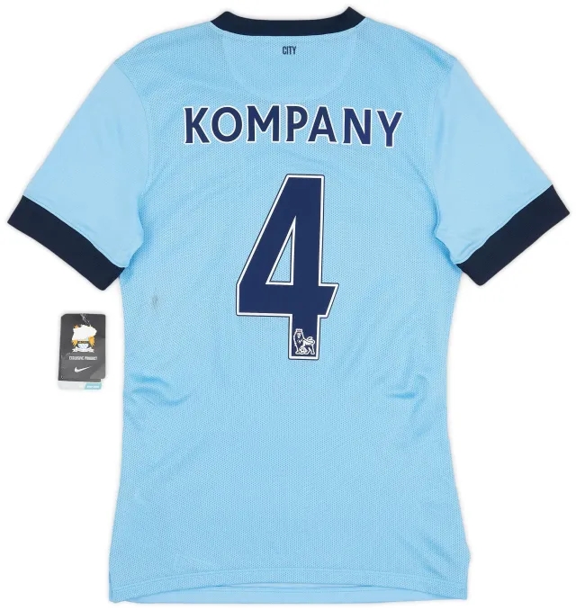 Nike 2014-15 Manchester City Authentic Home Shirt Kompany #4 (S)