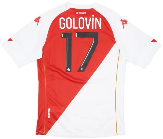 Kappa 2019-20 Monaco Home Shirt Golovin #17 (S)