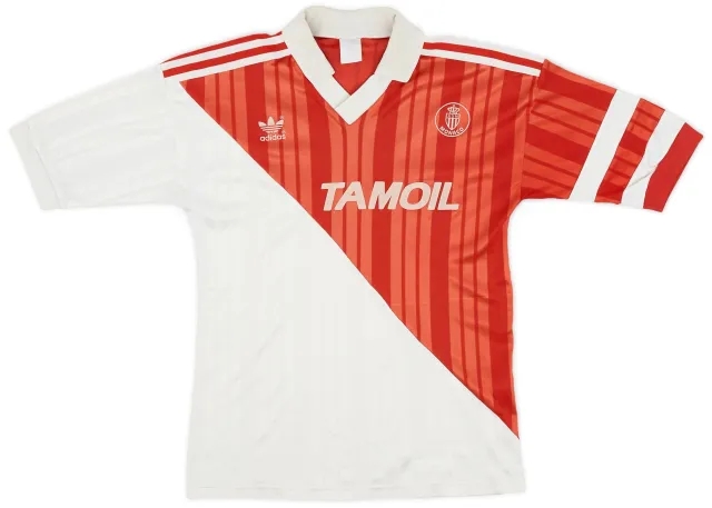 adidas 1992-93 Monaco Home Shirt - 6/10 - (XS)