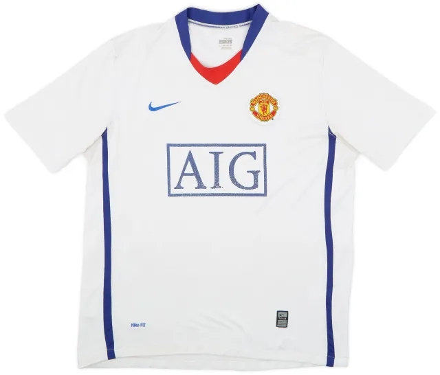 Nike 2008-10 Manchester United Away Shirt - 5/10 - (XL)