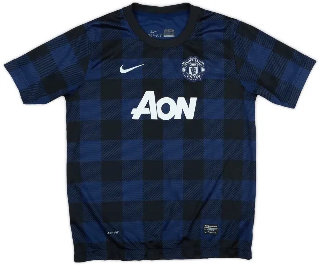 Nike 2013-14 Manchester United Away Shirt - 7/10 - (XL.Boys)