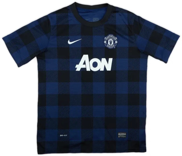 Nike 2013-14 Manchester United Away Shirt - 9/10 - (XL.Boys)