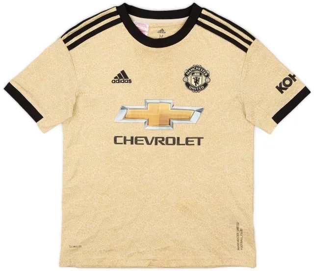 adidas 2019-20 Manchester United Away Shirt - 6/10 - (M.Boys)