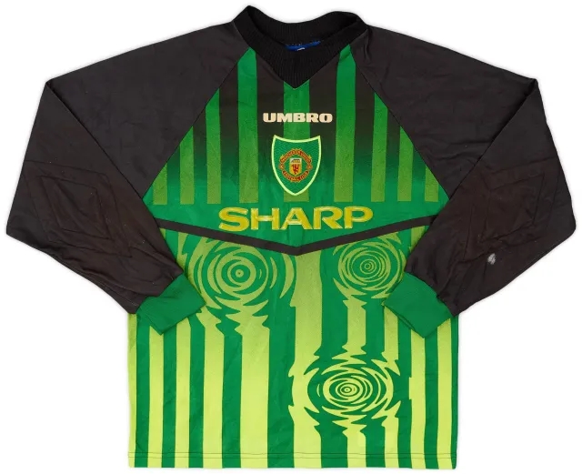 Umbro 1997-98 Manchester United GK Shirt - 7/10 - (L.Boys)