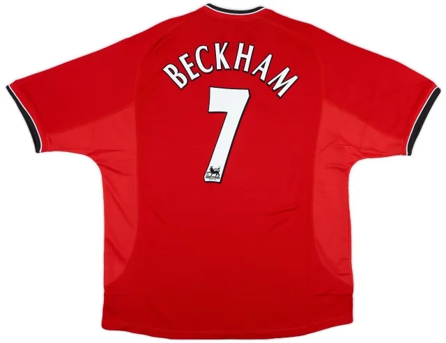 Umbro 2000-02 Manchester United Home Shirt Beckham #7 (XXL)