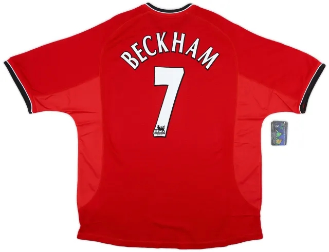 Umbro 2000-02 Manchester United Home Shirt Beckham #7 (XXL)