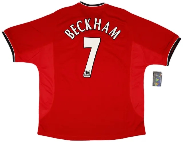 Umbro 2000-02 Manchester United Home Shirt Beckham #7 (XXL)